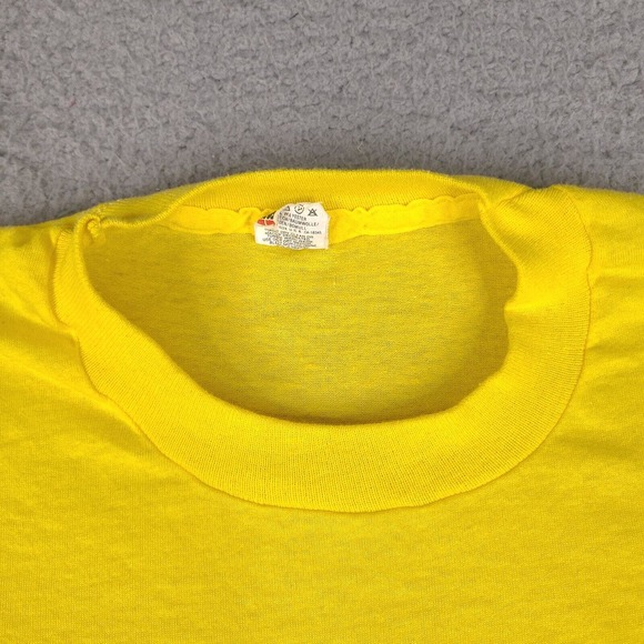 Vintage 1987 United Way T-Shirt Adult XL Yellow Single Stitch Made USA B2 - Picture 4 of 13